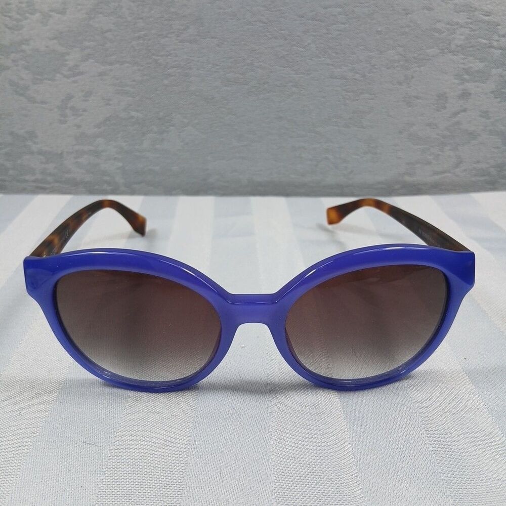 Fendi Sunglasses FF 0045/S MHWJS Blue Tortoise Havana Round Womens 54mm